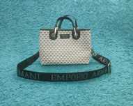 Geanta Emporio Armani  Milano - Black & White