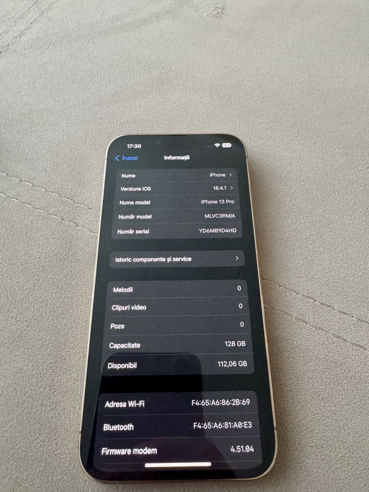 Vand iphone 13 Pro  Gold 128Gb