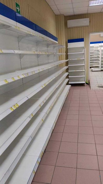 Магазин остравной стелаж полка касса торговые оборудования корзина