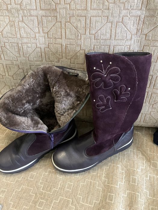 Сапоги зимние размер 36 кожа