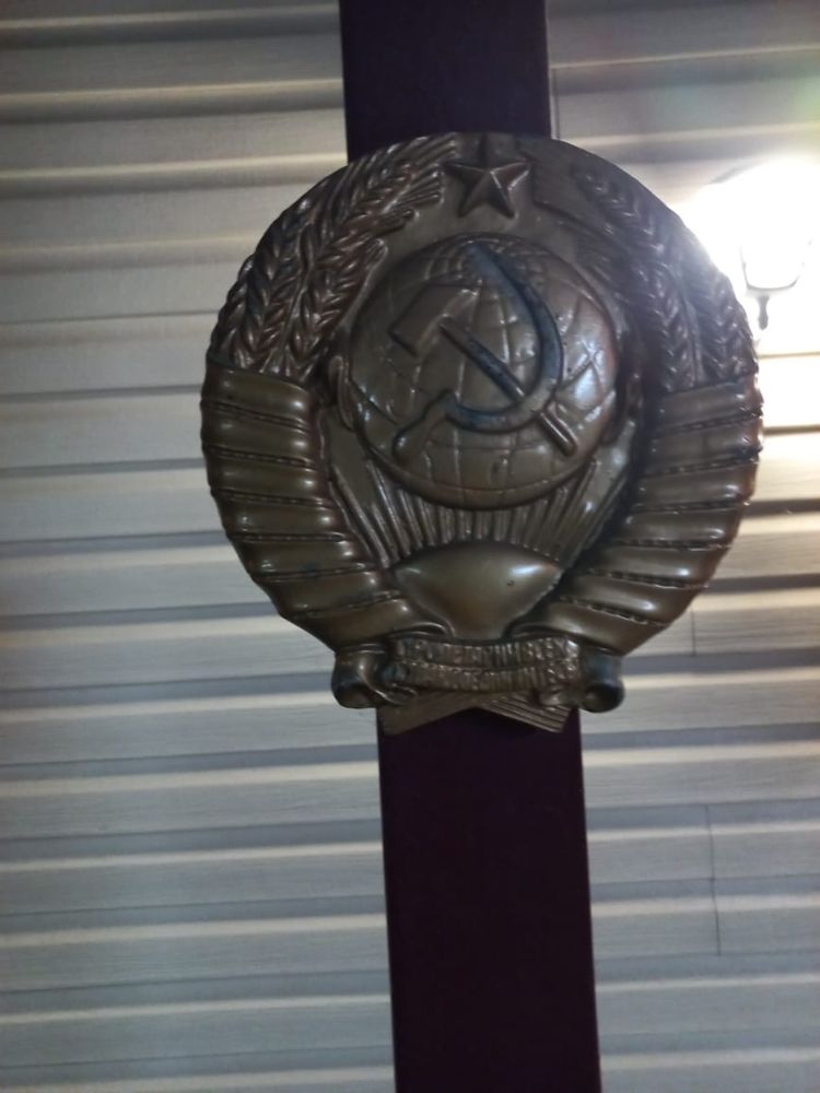 Герб СССР. Чугунный