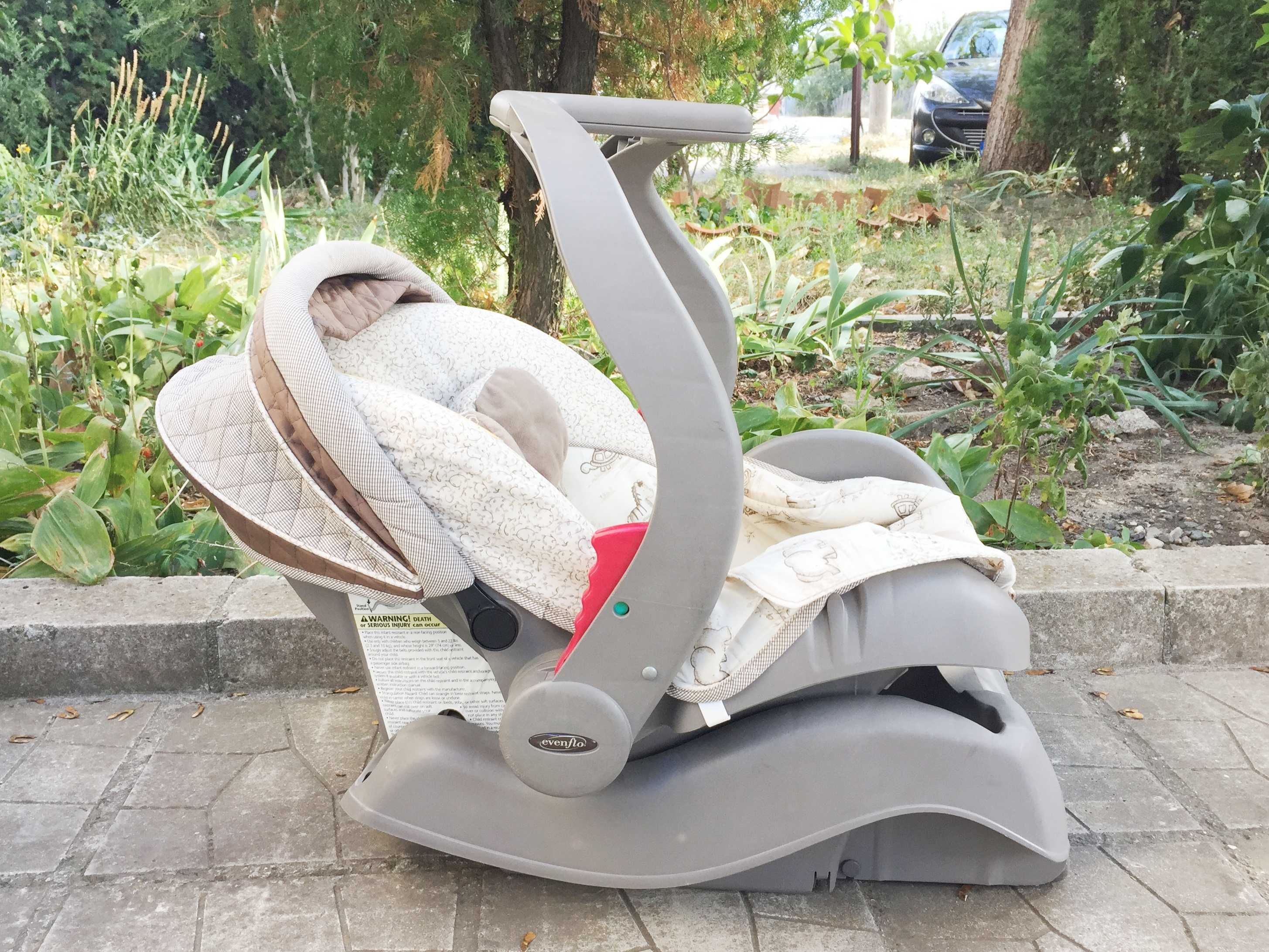 Evenflo Aura USA Детска Бебешка Количка Столче за Kолa CarSeat 3до10кг
