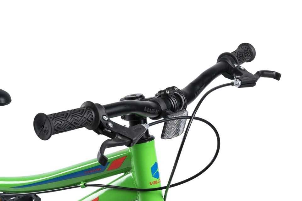 Bicicleta Copii 7-10 ani Velors V20345A 20", Verde/Portocaliu