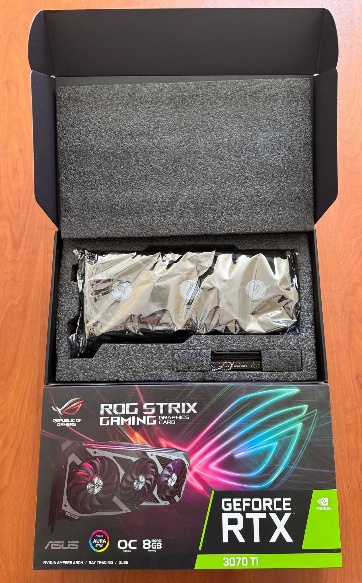 EVGA RTX 3070 Ti FTW3 ULTRAGAMING–8G,Кутия, Фактура, Кратко използване