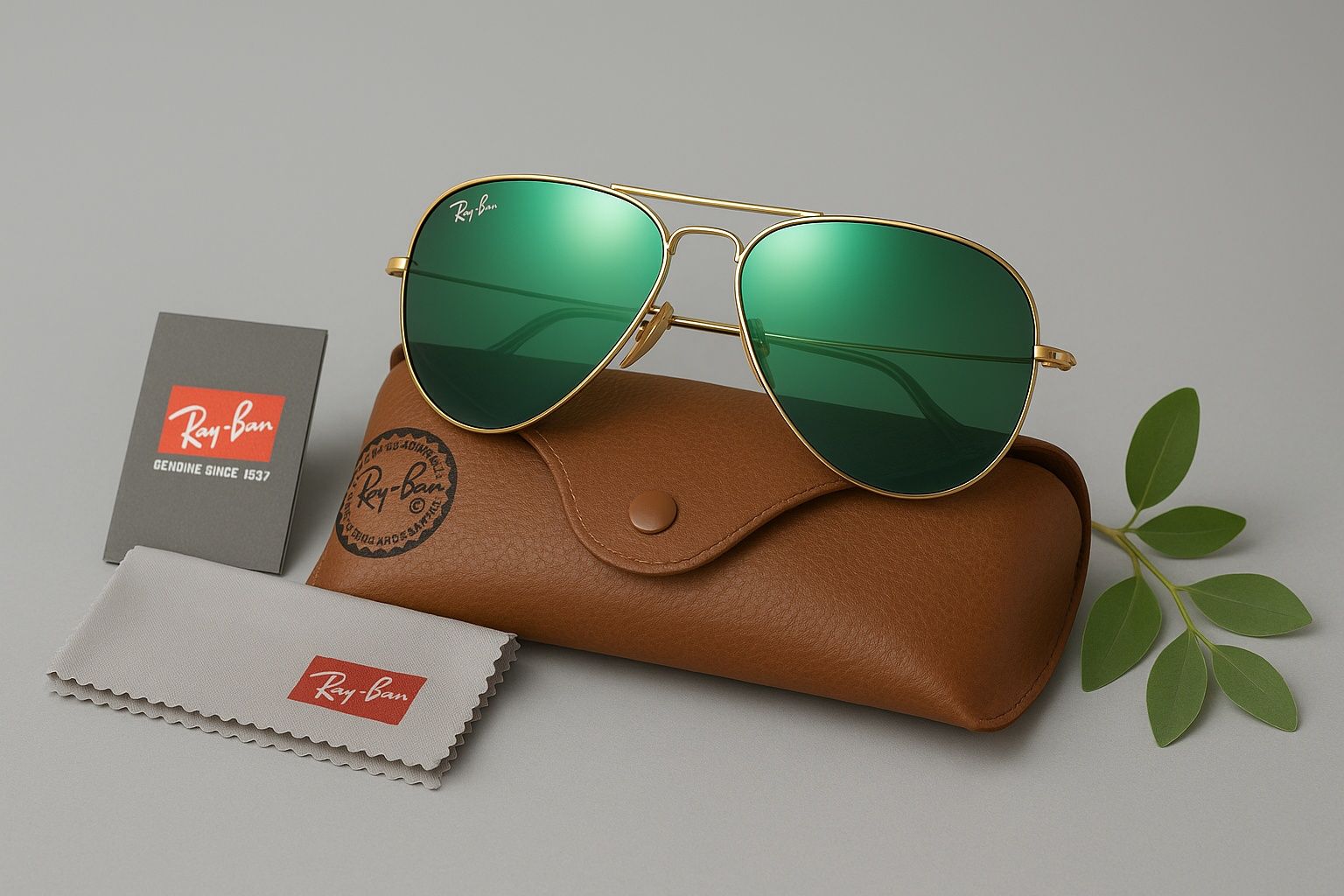Оригинални Ray-Ban Aviator RB3025 – 55mm – Green Mirror