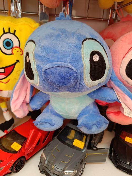 Плюшени играчки Стич 25 см син и розов цвят