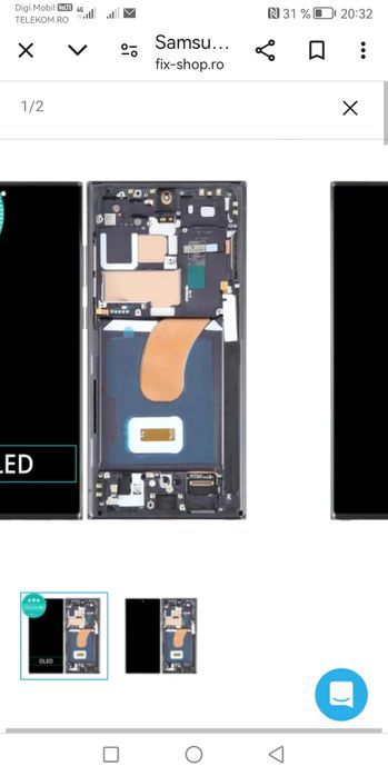 Display Samsung S24 ultra - S23 ultra - S22 ultra ORIGINALE