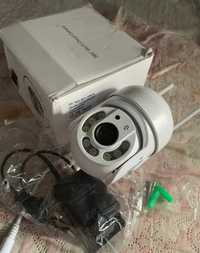 Външна въртяща се камера за видеонаблюдение IP с WIFI, камера 360