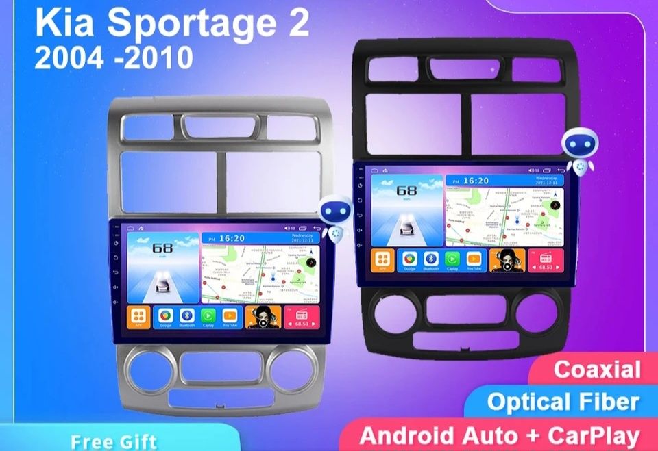 KIA SPORTAGE мултимедия 2007-2011 Android навигация андроид КИА 9 инча