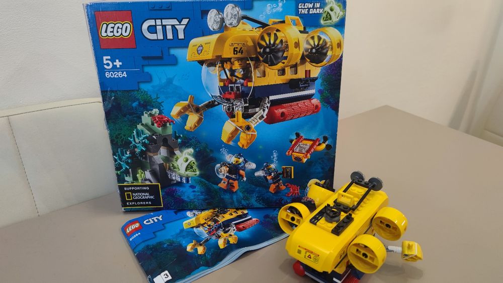 LEGO City 60264 - Submarin Explorator! Doar Submarinul
