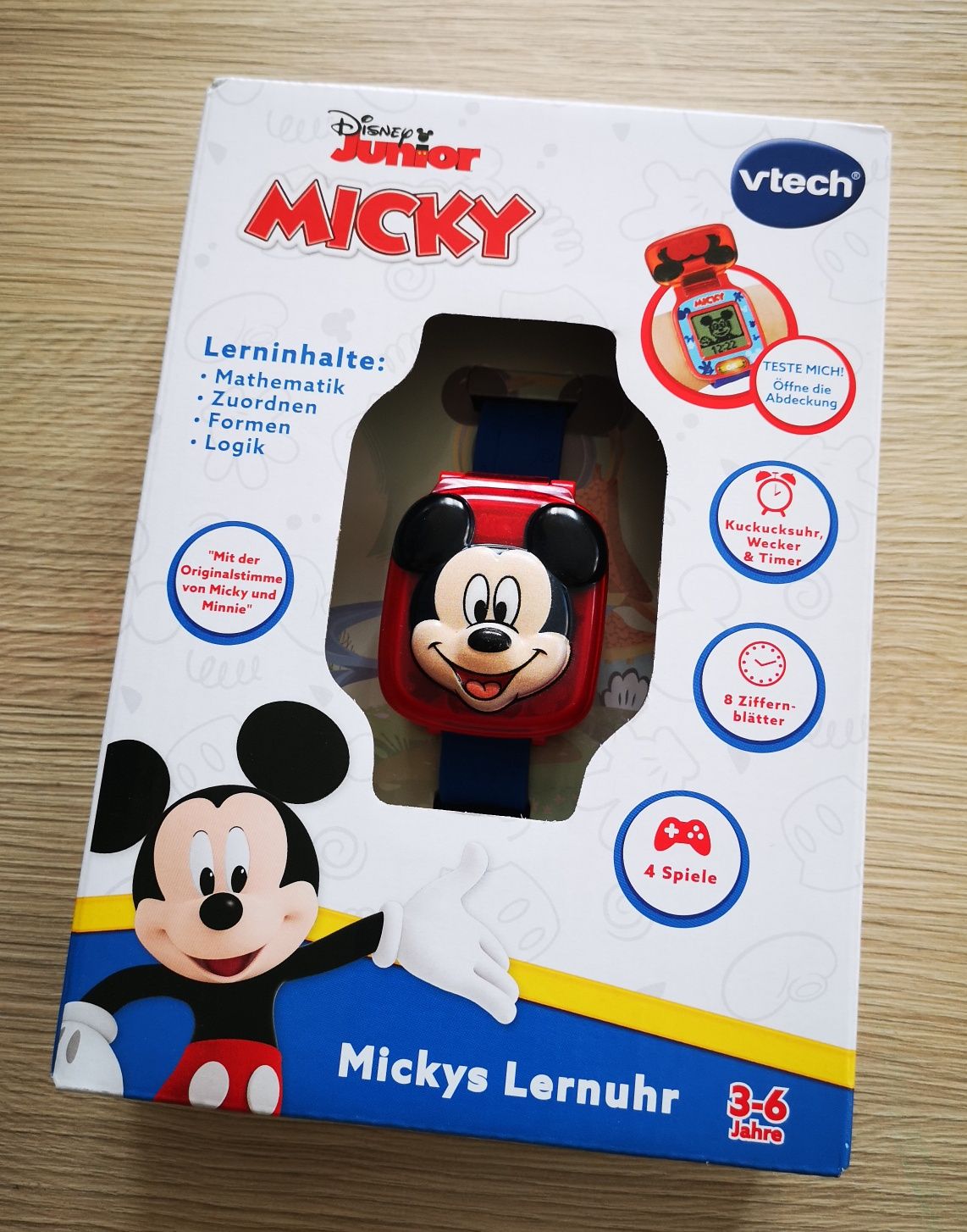 Mickey Mouse Vtech часовник с игри НАНЕМСКИ ЕЗИК