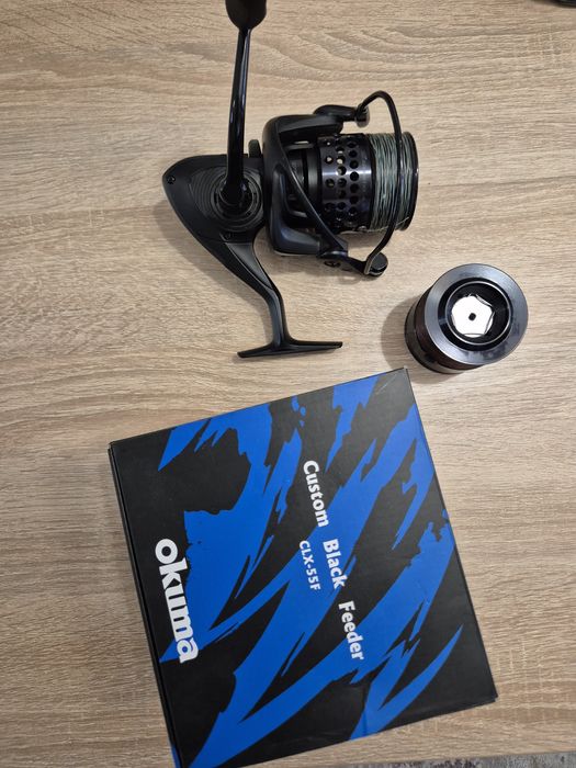Mulineta okuma custom black feeder 550f