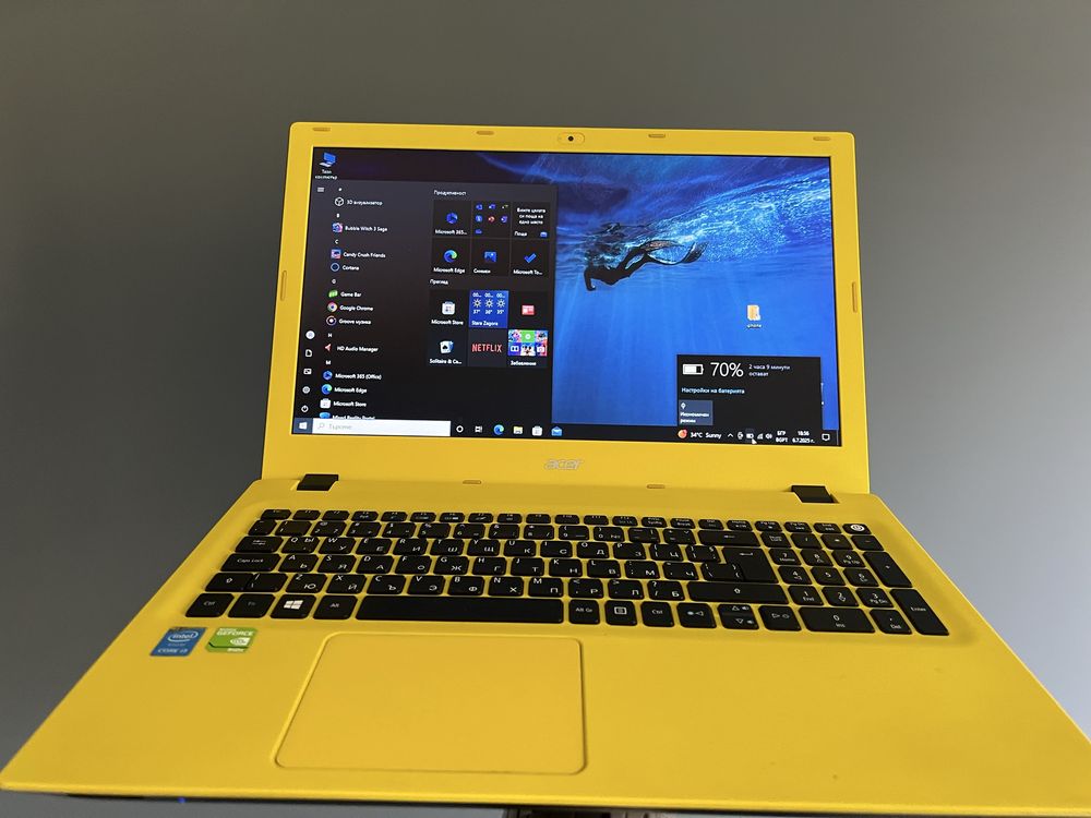 Acer Aspire E5-573G-39K5 Yellow