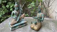 Statuie Bronz Turnat Zeita Thai Theppanom-Indonezia-Deosebit-Colectie
