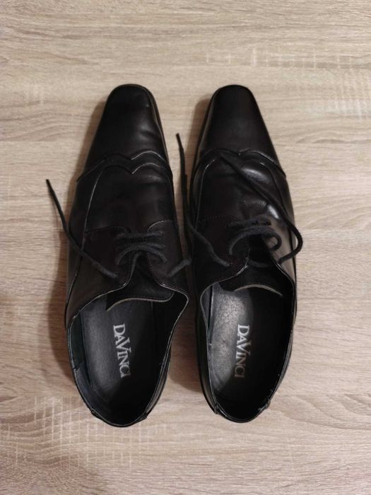 pantofi barbati, eleganti, Da Vinci, din piele naturala marimea 44