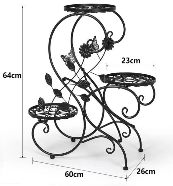 Цветарник, поставка за растениял MC0134BK-N