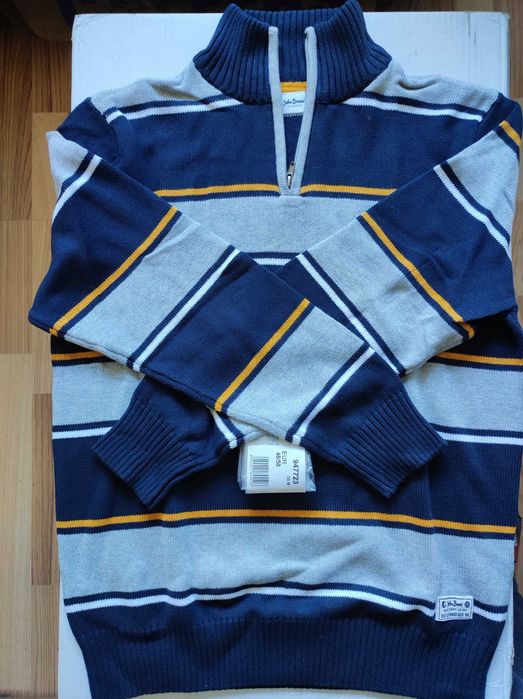 6 pulovere H&M/BP cu dungi din bumbac, grosime medie, mar. M [48], noi