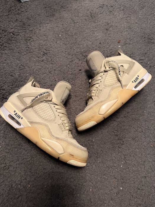 jordan 4 OG off white sail