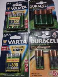 Acumulatori R3/R6, Varta, Duracell