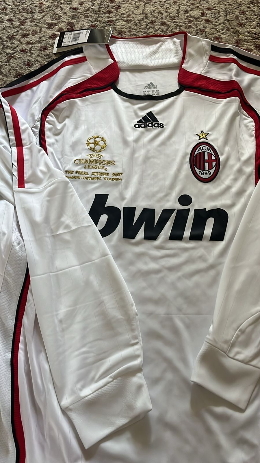 Ретро форма milan 2007 final размер. Xl