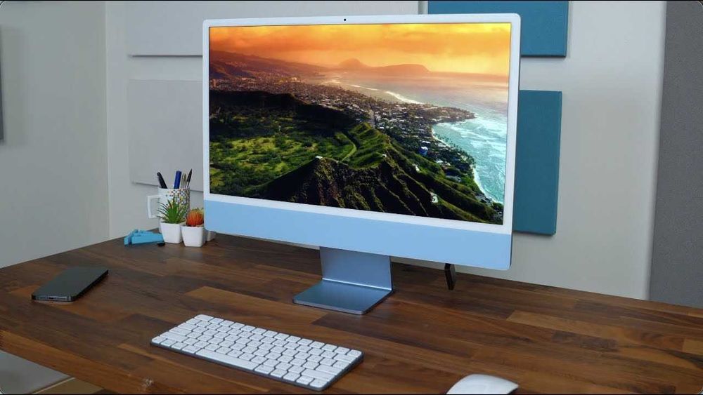 iMac M1 (8/256) — Ideal holatda! 2 xil rangi bor
