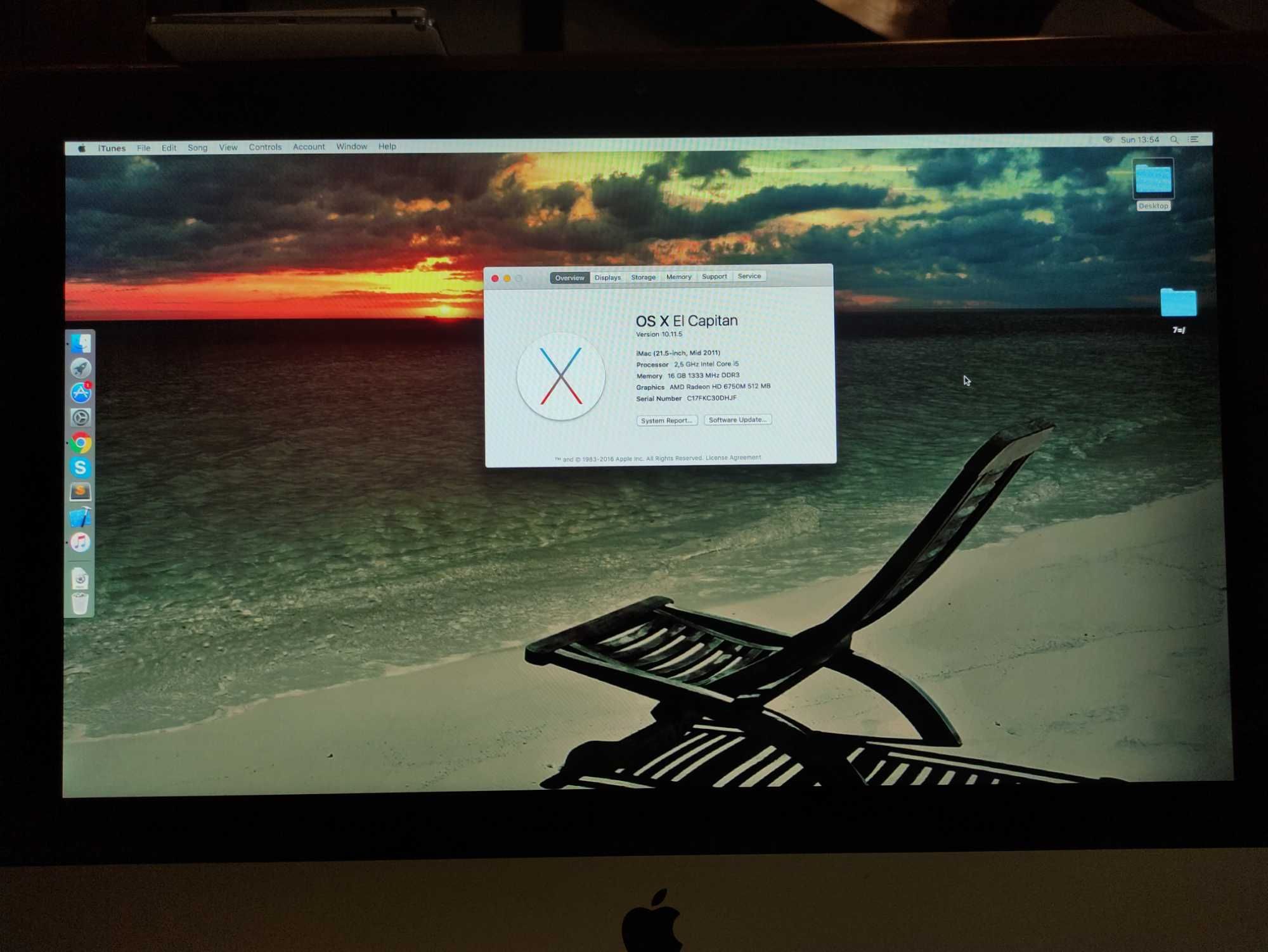 iMac (21.5 - inch, Mid 2011)