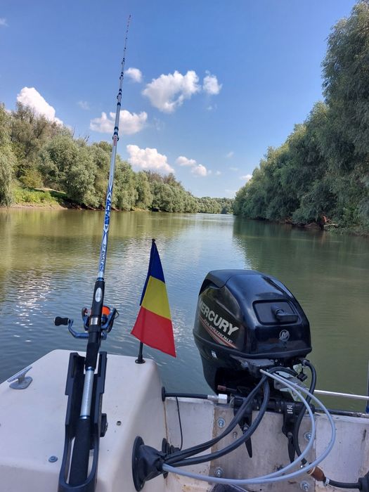 Vând barcă Hellwig//motor Mercury //peridoc 400kg