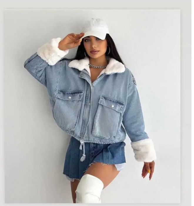 Дънково яке с пух