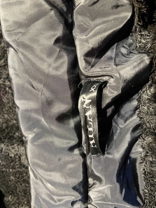 Geaca dama neagra calduroasa AILAN cu gluga si paravant detasabile