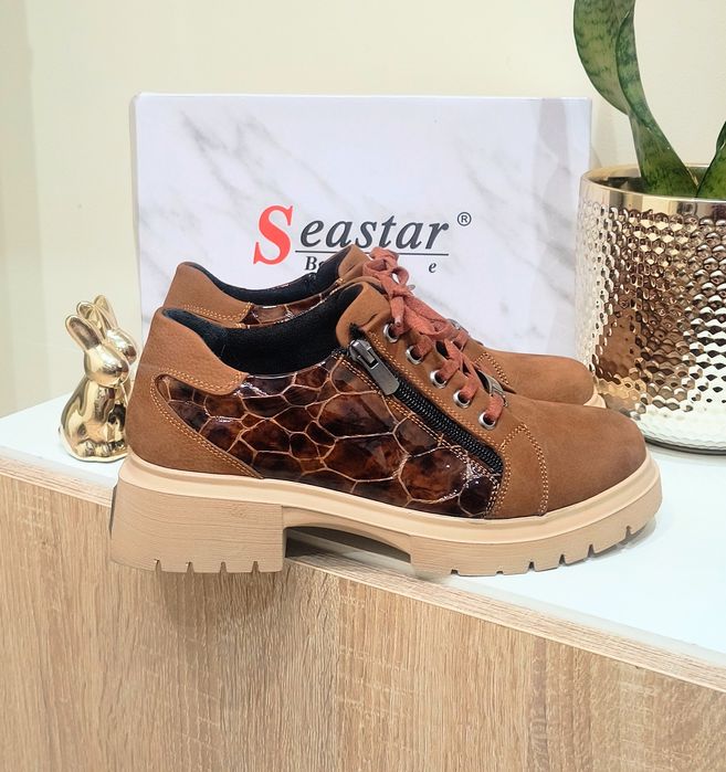 Дамски ежедневни обувки Пещера боти кларк Gabina Габина платформа 38