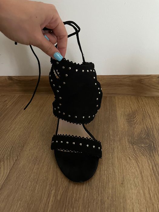 Летни сандали (велур)