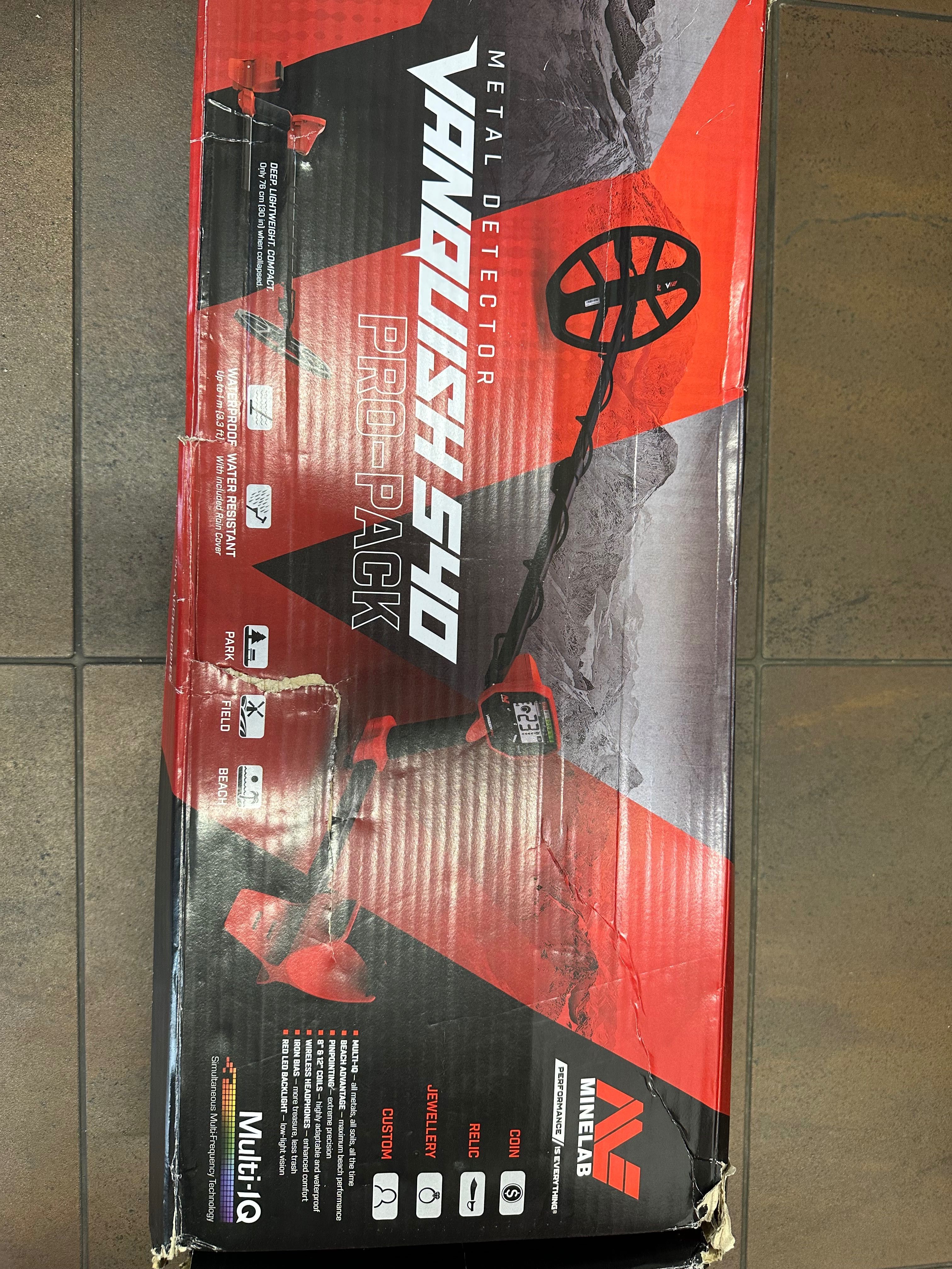 Металдетектор Minelab Vanquish 540 Pro-Pack
