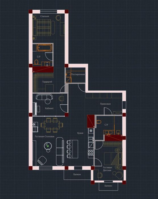 Продаётся 3/8/9 квартира , ор Тараса Шевченко, Mirabad Elite