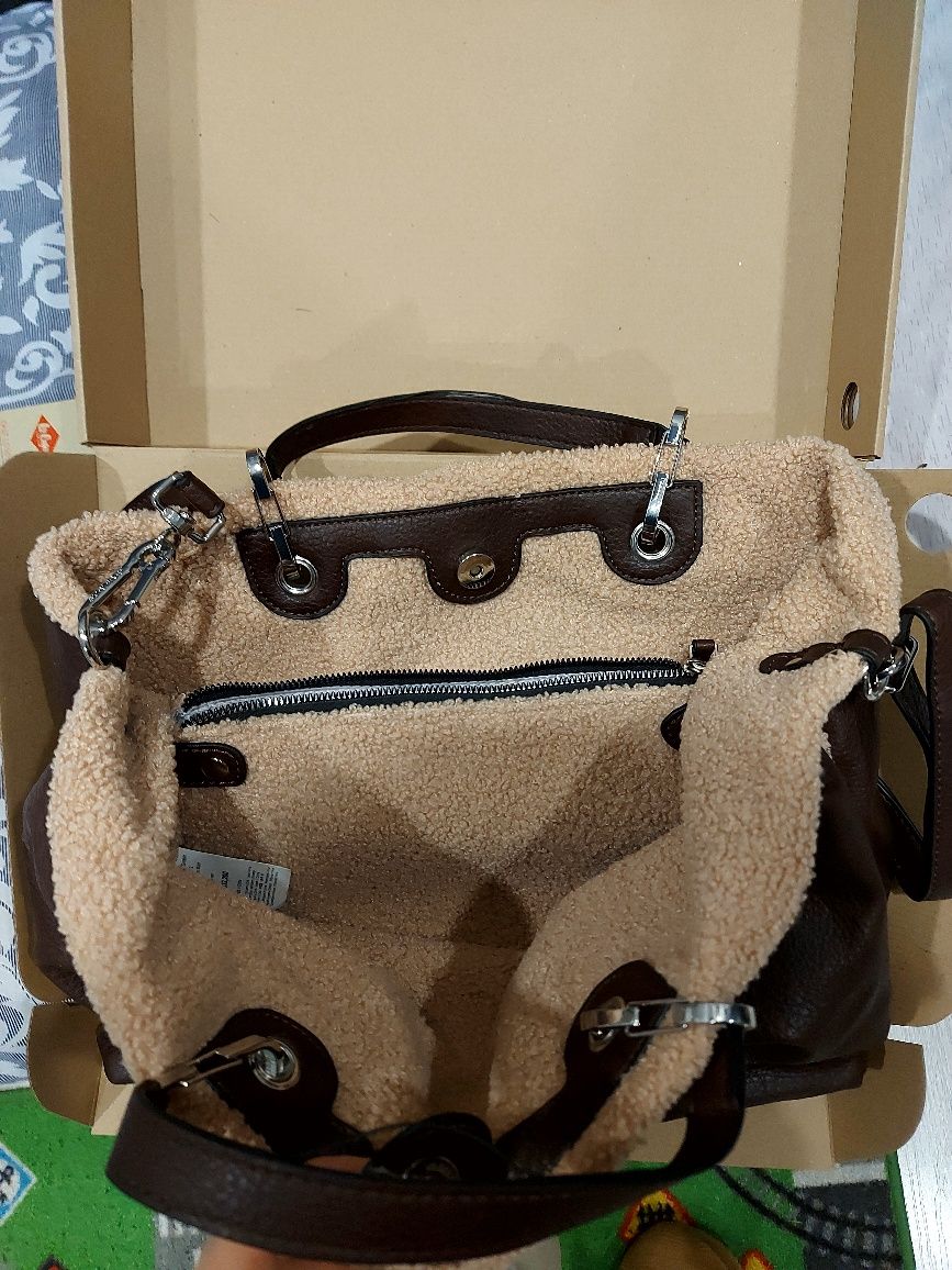 Чанта еко кожа с две дръжки