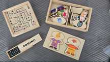 Set jucării Montessori din lemn