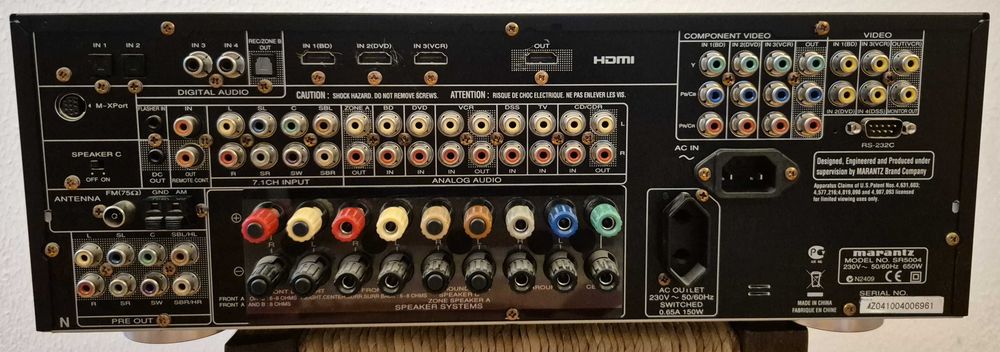 Amplificator/Receiver 7.1 Marantz SR5004 negru, 7x90W, stare EXCELENTA