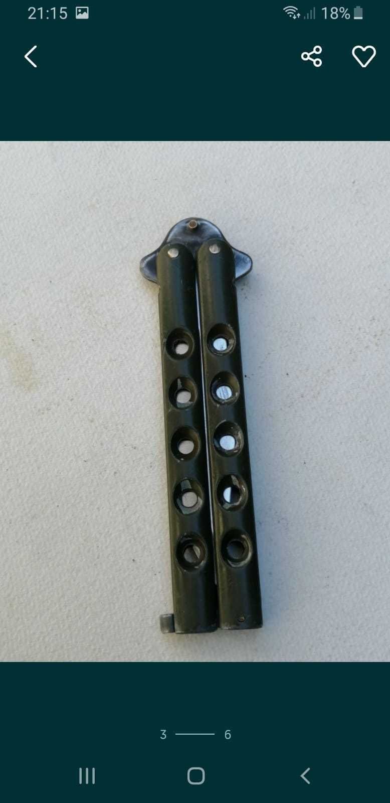 Briceag vintage militar model fluture