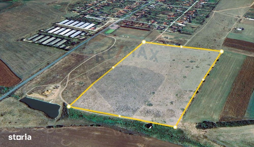 Teren extravilan Alunis-Arad. 92.700 mp Inchiriere pt parc fotovoltaic