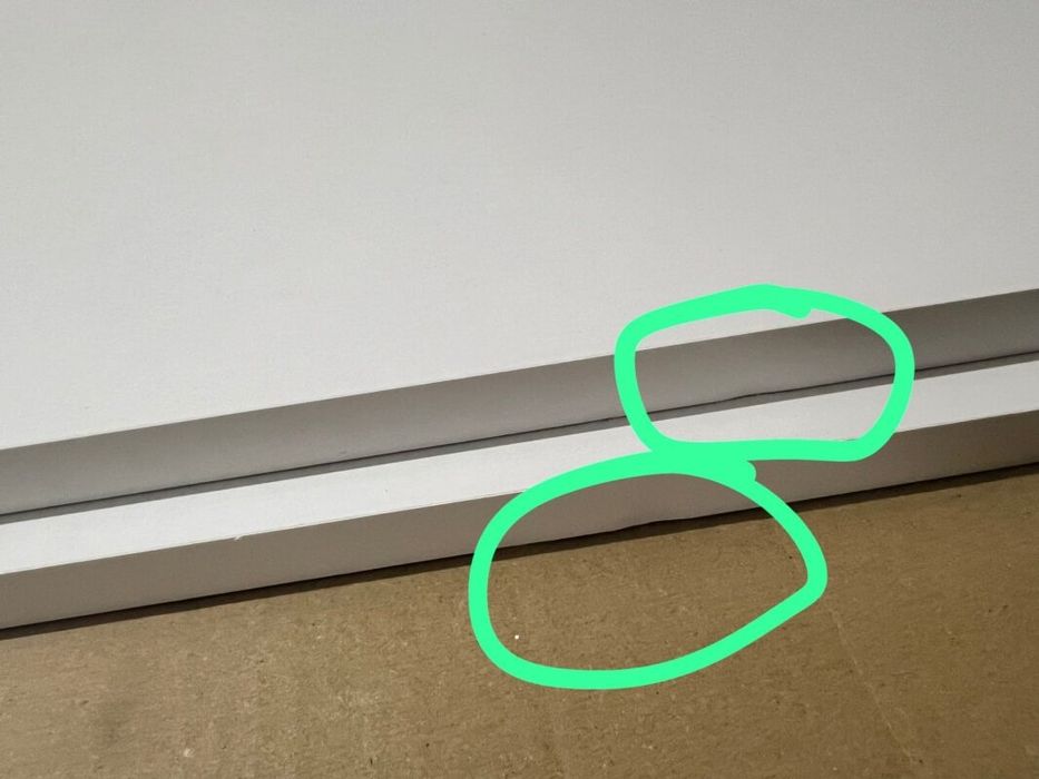 Dulap cu doua usi , Alb , 80 cm latime
