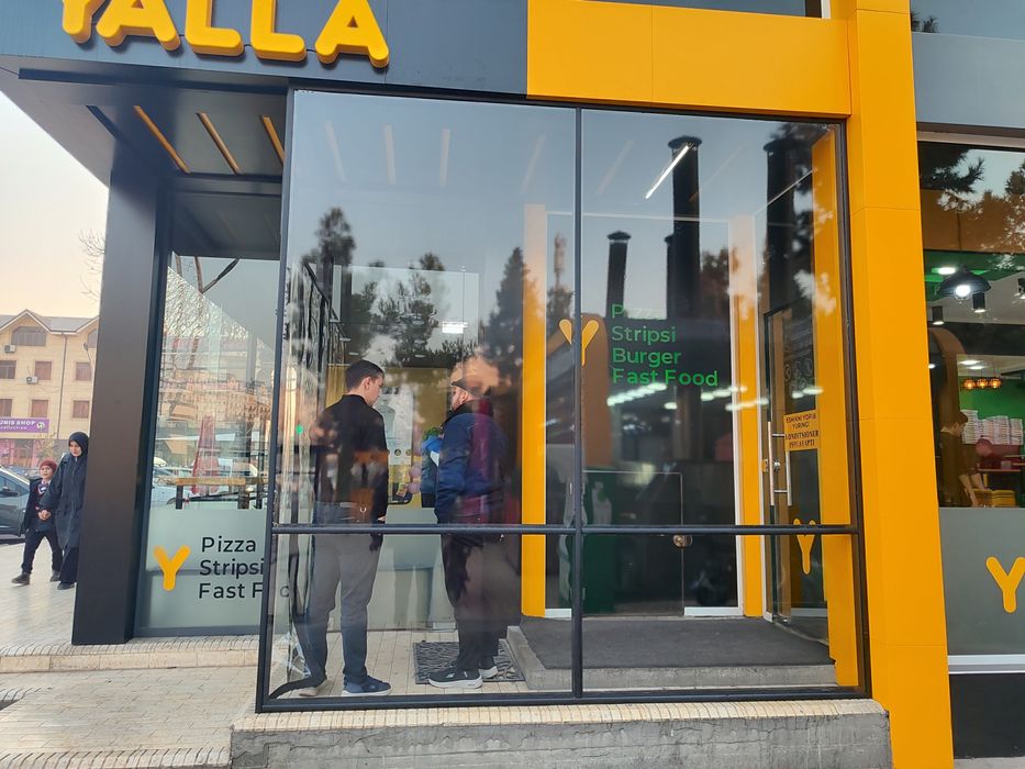 Прозрачный салафан ва баннер и тент устанофка киламиз