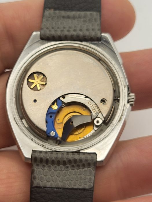 CITIZEN CRYSTRON Quartz Ceas 38mm Stainless Steel Defect