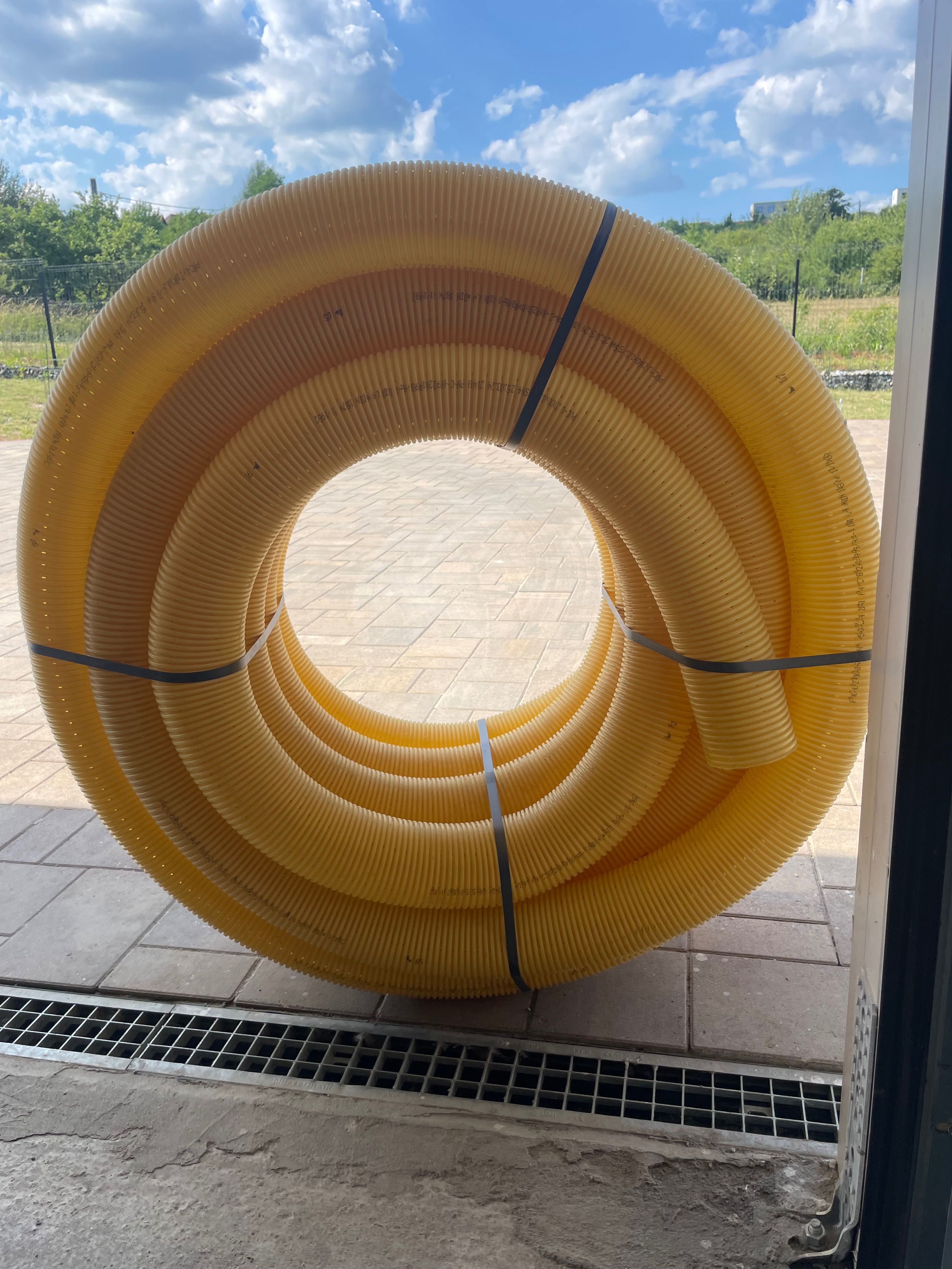Tub drenaj, flexibil, PVC, Ø 100 mm, grosime 3 mm, L 25 m