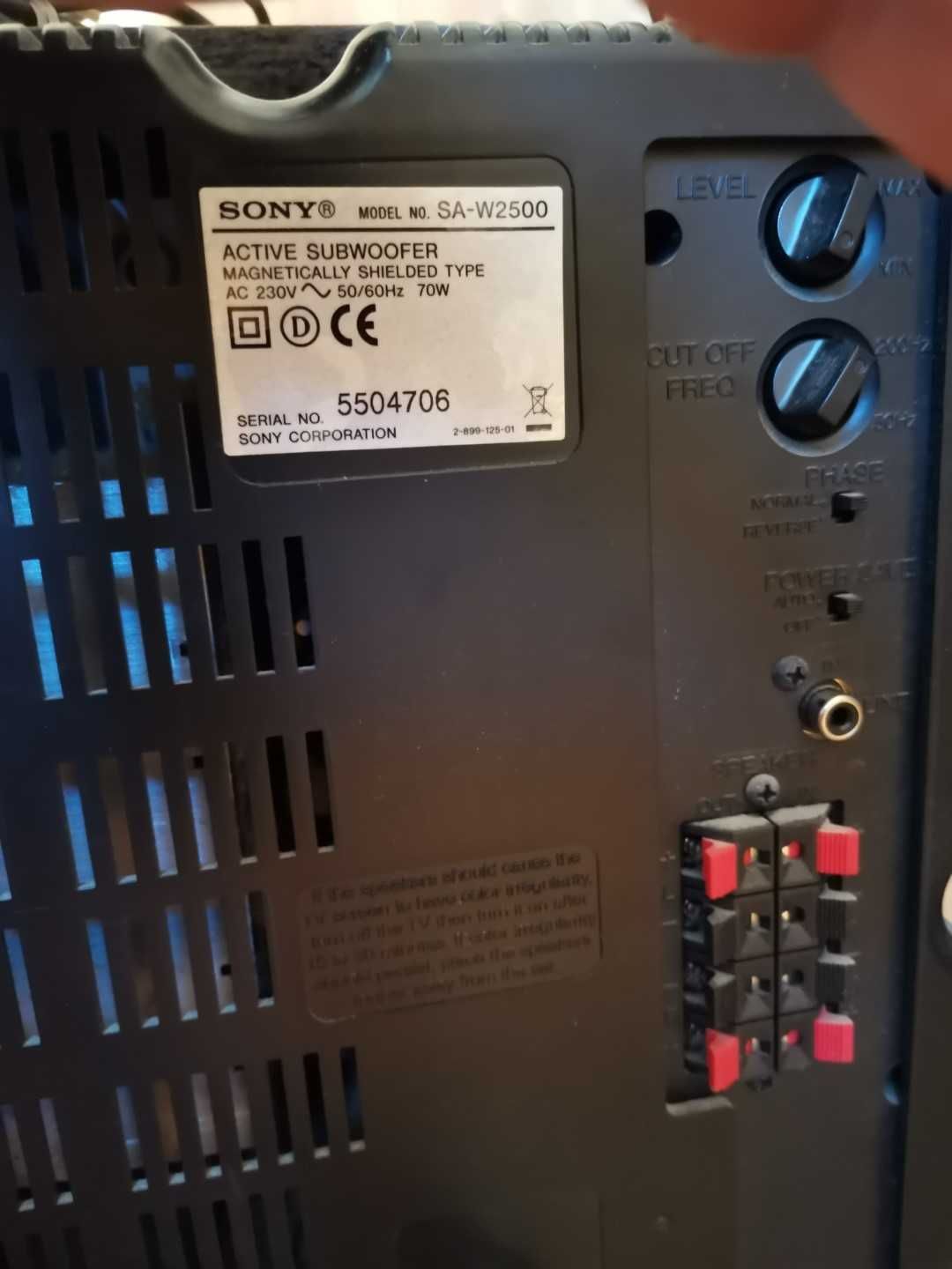 Vând receiver STR-DG520 și boxe Sony