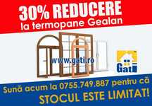 Termopane GEALAN cu 30% REDUCERE - București, sector 1. Sună acum!