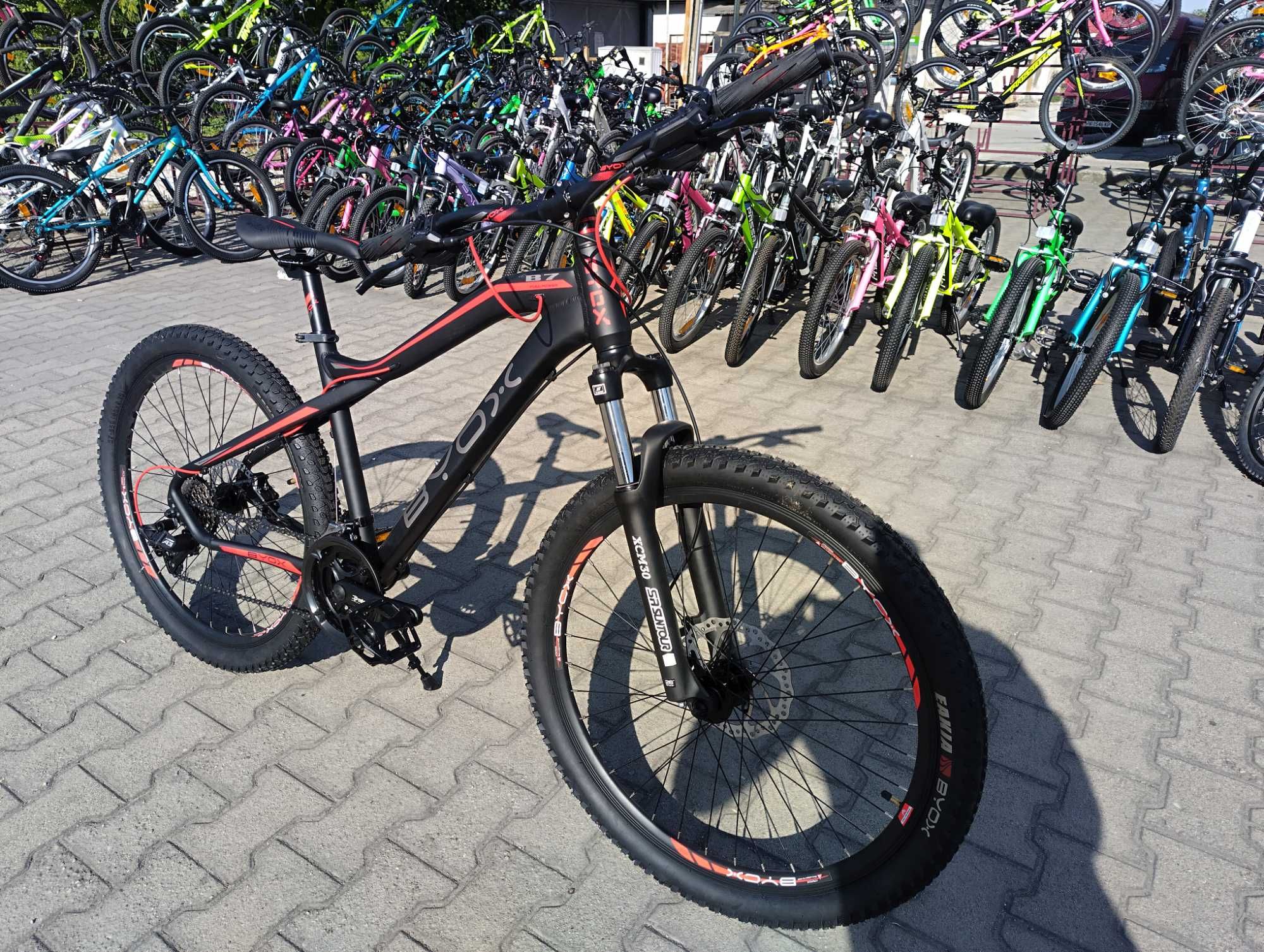 BYOX Алуминиев велосипед 26" B7 HDB червен