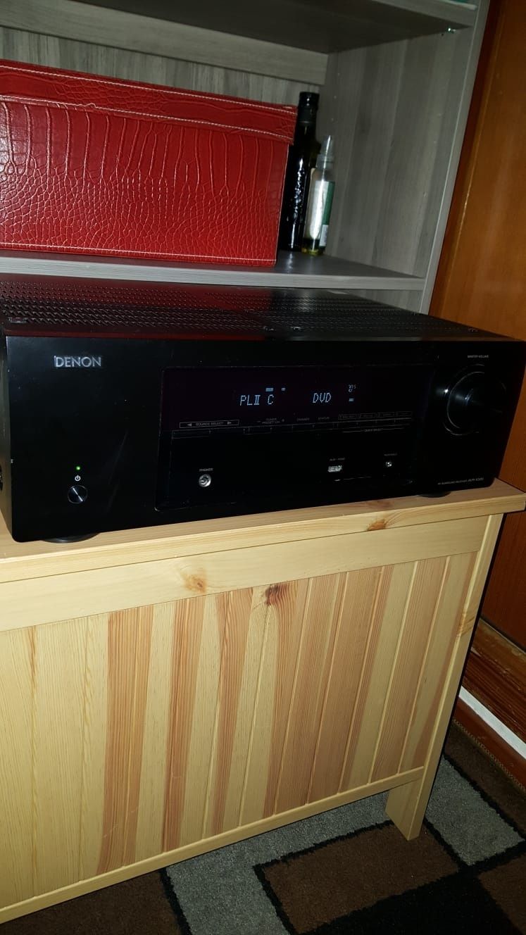 Amplificator Denon AVR-X500, 5 canale, 375W RMS, Negru