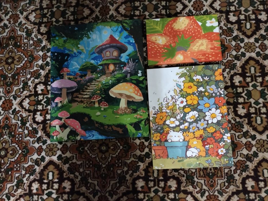 Продам  гуашь картины