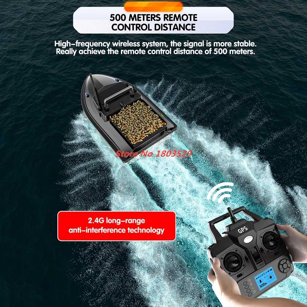 Лодка за захранка  V060 GPS+Сонар