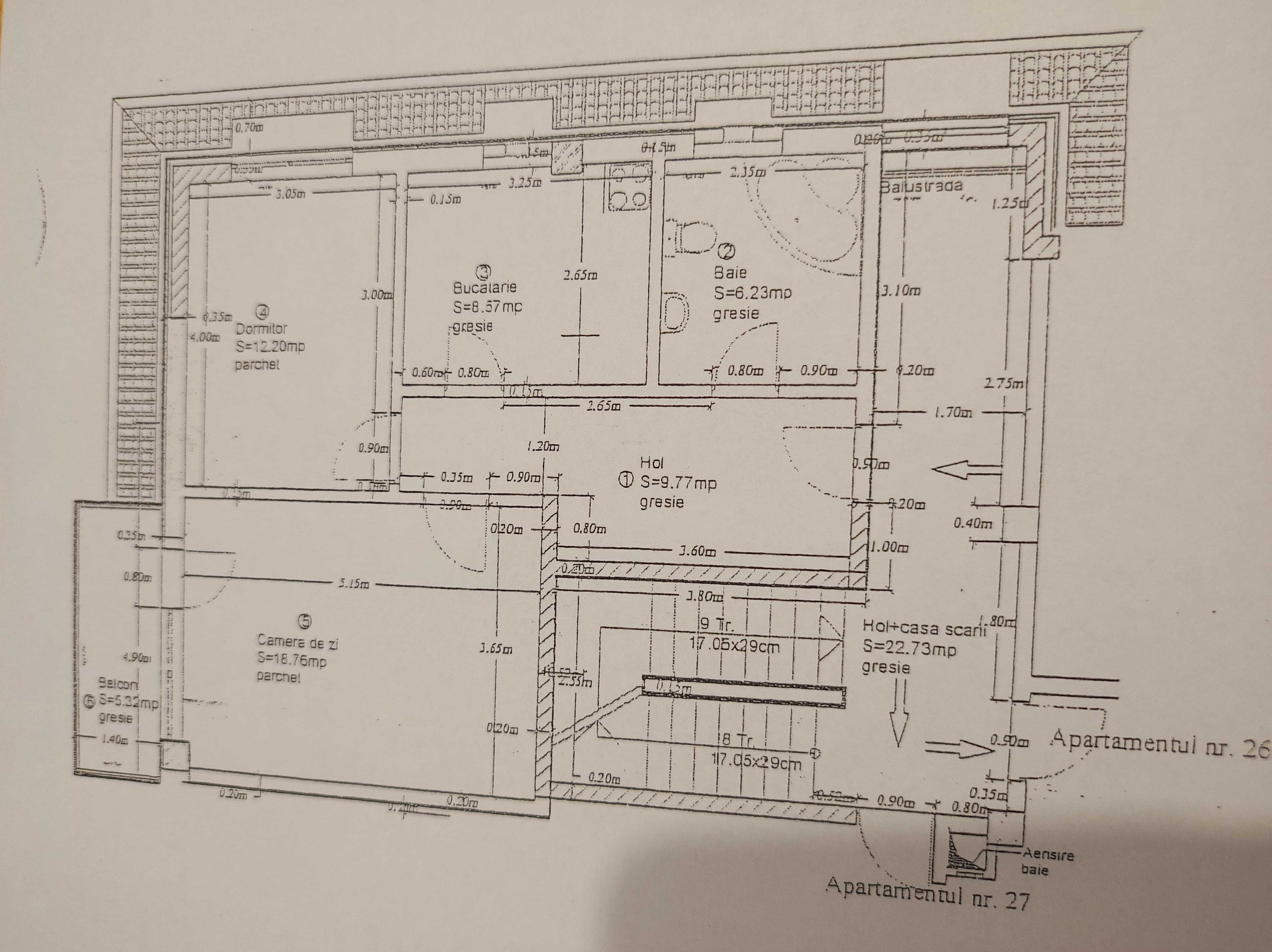 Vand apartament cu 2 camere, 55 mp , utilat