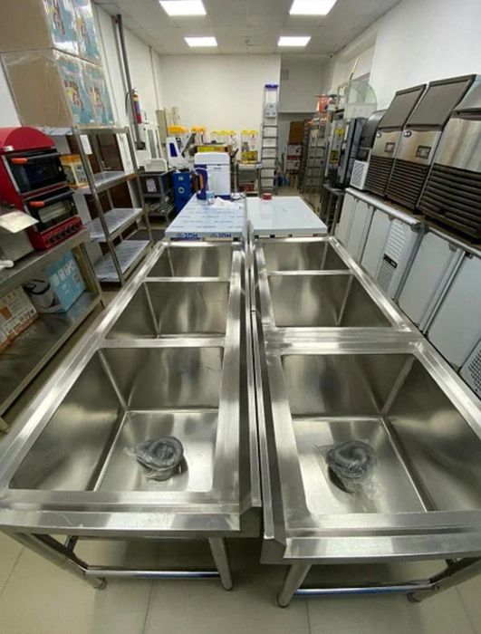 Мойка Нержавеющая Для Кухни Из Нержавейки Раковина Супница Мармит ЖМИИ